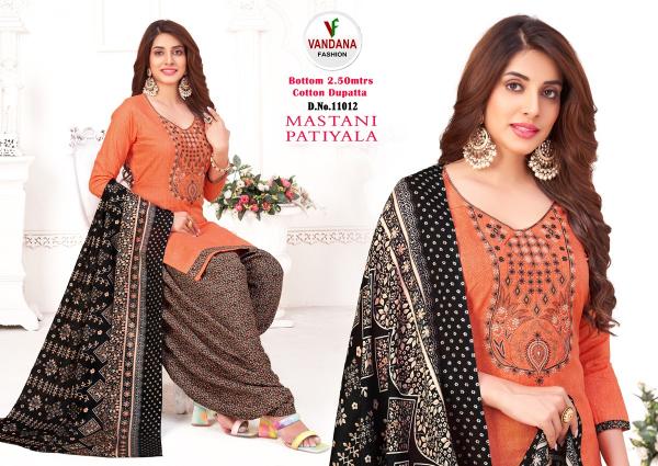 Vandana Mastani Patiyala Vol 11 Cotton Designer Dress Material